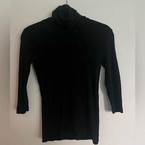 Black turtle neck